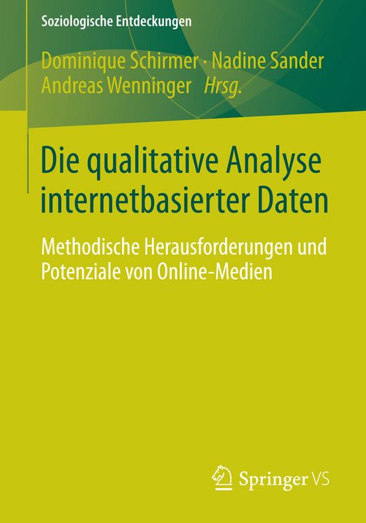 Produktbild: Die qualitative Analyse internetbasierter Daten