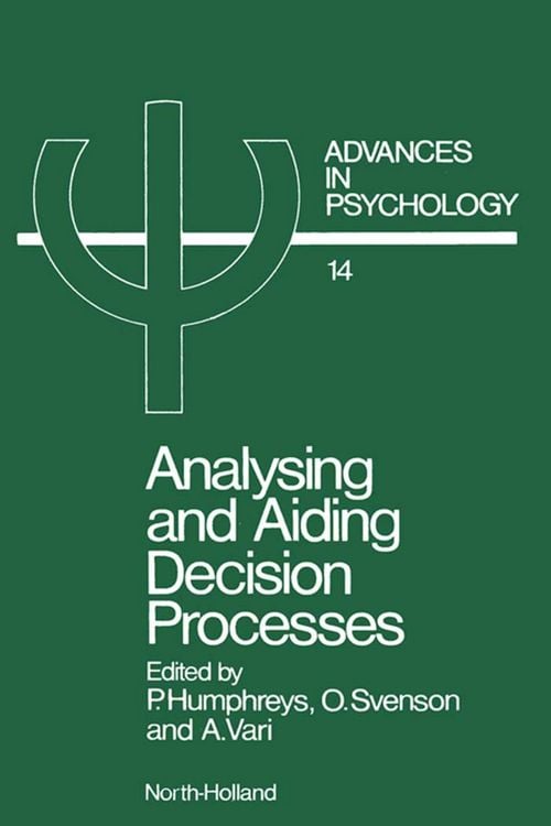 Produktbild: Analysing and Aiding Decision Processes