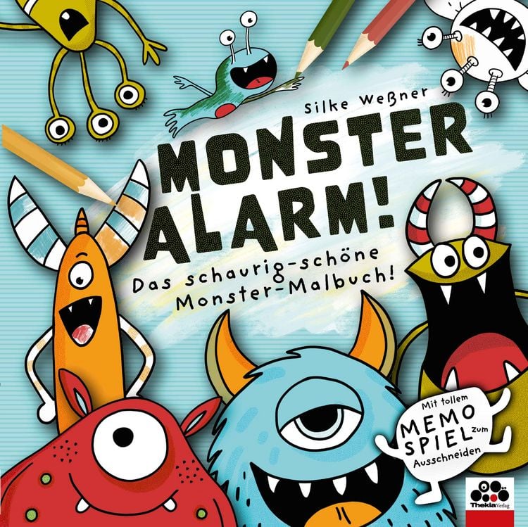 Produktbild: Monster-Alarm! Das schaurig-sch&ouml;ne Monster-Malbuch f&uuml;r Kinder ab 3 Jahren