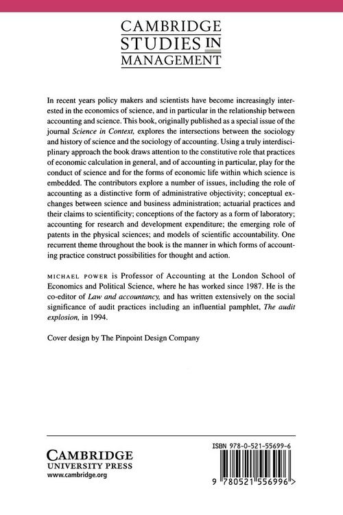 Produktbild: Accounting and Science