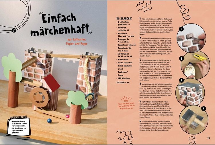 Produktbild: Let's Roll - Das coolste Murmelbahn-Bastelbuch