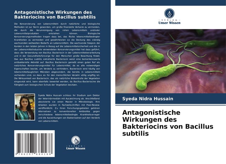 Produktbild: Antagonistische Wirkungen des Bakteriocins von Bacillus subtilis