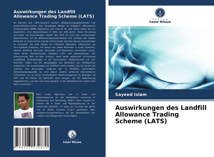 Produktbild: Auswirkungen des Landfill Allowance Trading Scheme (LATS)