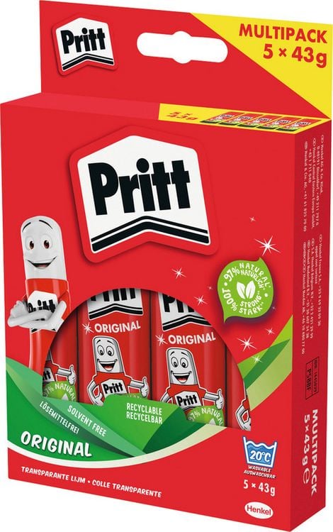 Produktbild: Pritt Klebestift Multipack, 5 43 g