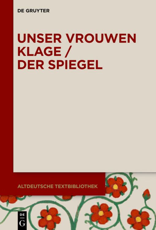 Produktbild: Unser vrouwen klage / Der Spiegel