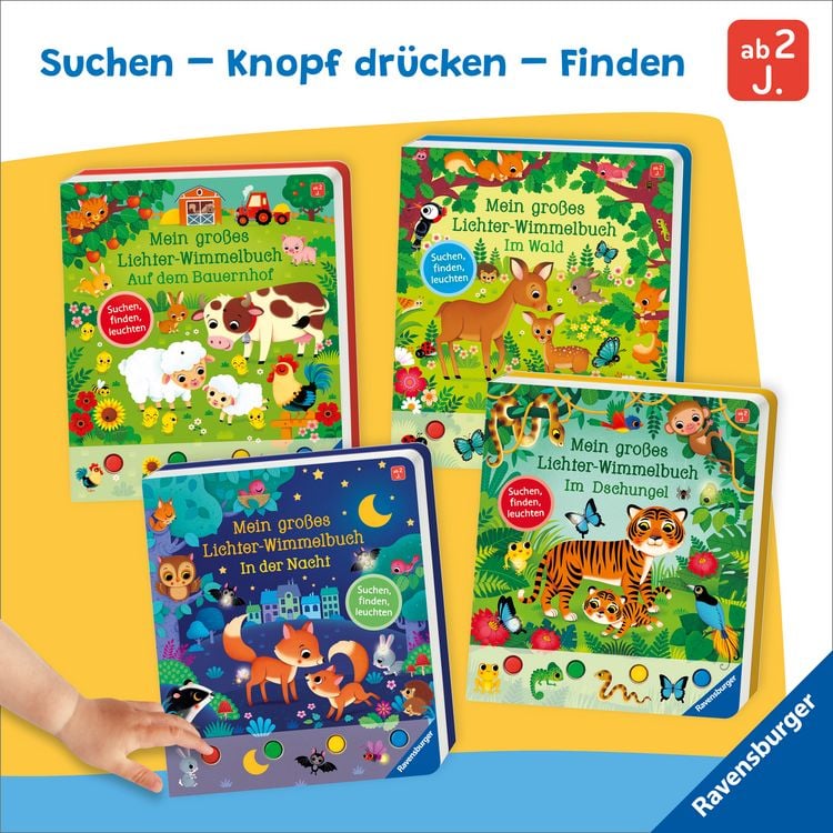 Produktbild: Mein gro&szlig;es Lichter-Wimmelbuch - Auf dem Bauernhof