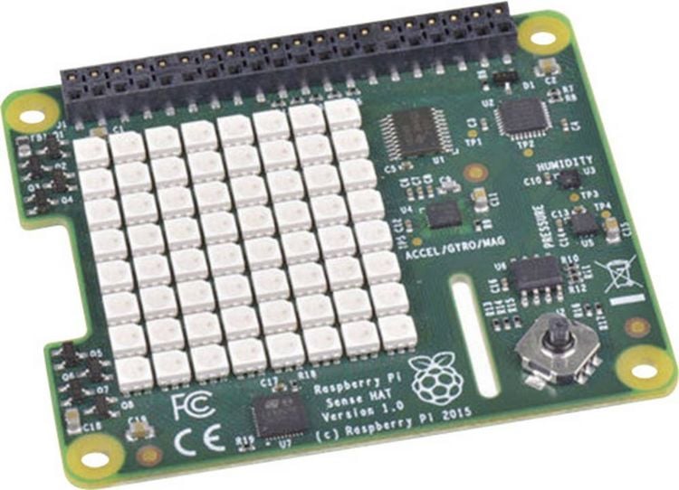 Produktbild: Raspberry Pi&reg; Sense Hat Erweiterungs-Platine