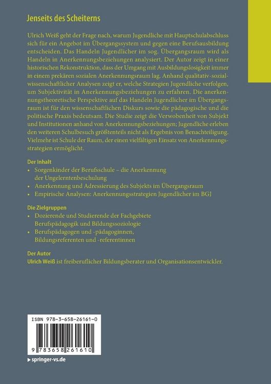 Produktbild: Jenseits des Scheiterns