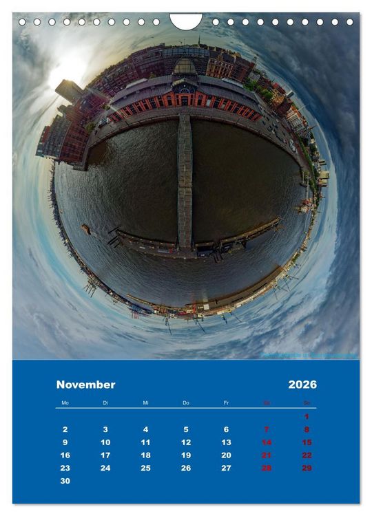 Produktbild: Planet Hafencity - Universum Hamburg (Wandkalender 2026 DIN A4 hoch), CALVENDO Monatskalender