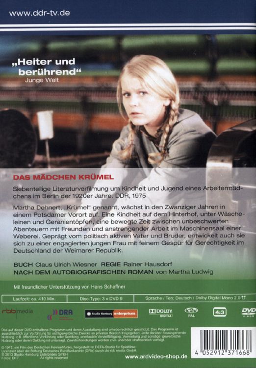 Produktbild: Das M&auml;dchen Kr&uuml;mel - DDR TV-Archiv [3 DVDs]