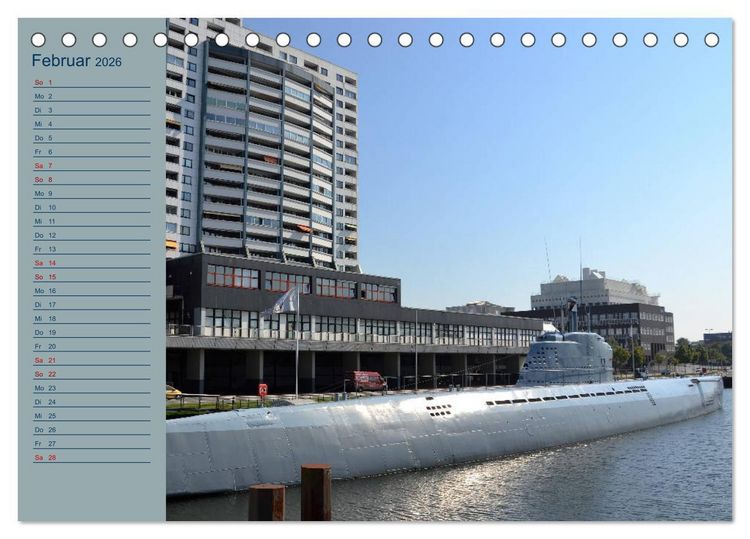 Produktbild: BREMERHAVEN - 2026 (Tischkalender 2026 DIN A5 quer), CALVENDO Monatskalender
