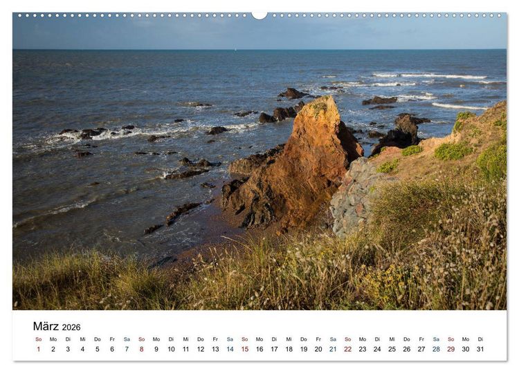 Produktbild: Vend&eacute;e - Bilder von der C&ocirc;te de Lumi&egrave;re (Wandkalender 2026 DIN A2 quer), CALVENDO Monatskalender