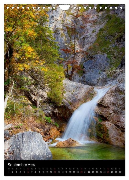 Produktbild: Naturblicke - Wasserf&auml;lle der Welt (Wandkalender 2026 DIN A4 hoch), CALVENDO Monatskalender