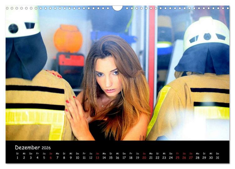 Produktbild: Feuerwehrkalender II &ndash; Erotische Fotografien von Thomas Siepmann (Wandkalender 2026 DIN A3 quer), CALVENDO Monatskalender