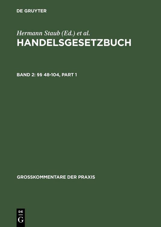 Produktbild: &sect;&sect; 48-104