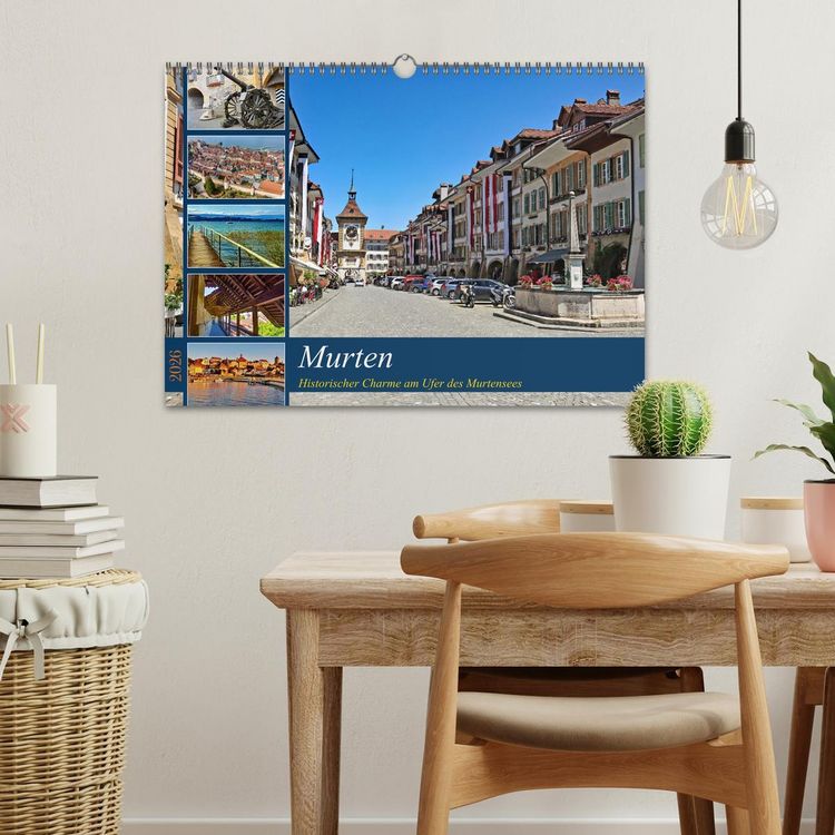Produktbild: Murten &ndash; Historischer Charme am Ufer des Murtensees (Wandkalender 2026 DIN A3 quer), CALVENDO Monatskalender