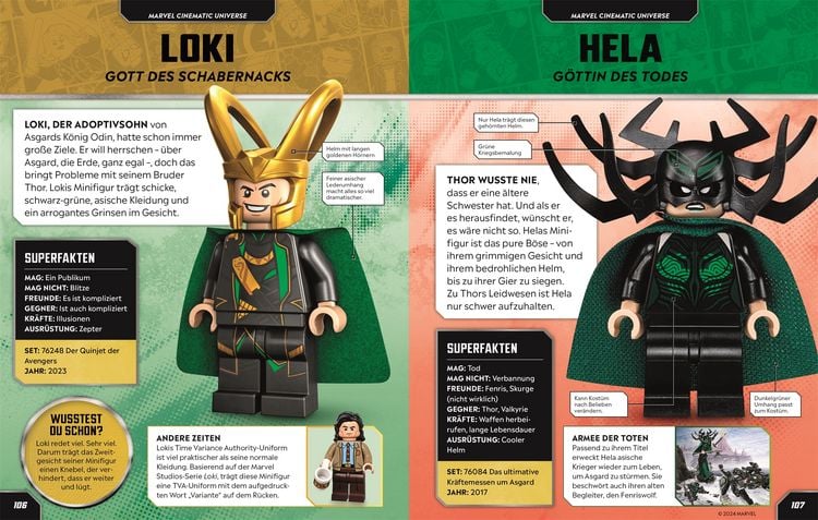 Produktbild: LEGO® Marvel Lexikon der Minifiguren