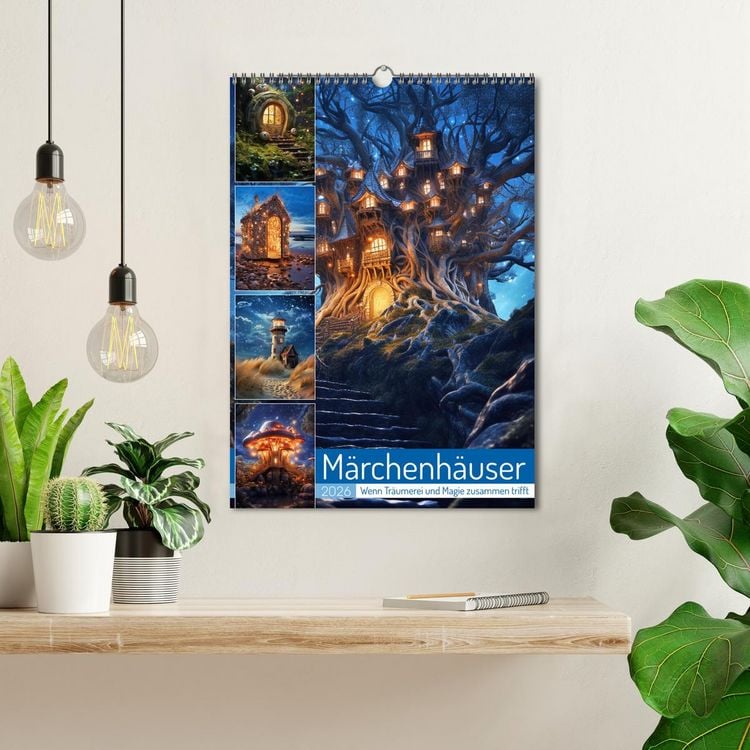 Produktbild: M&auml;rchenh&auml;user (Wandkalender 2026 DIN A3 hoch), CALVENDO Monatskalender