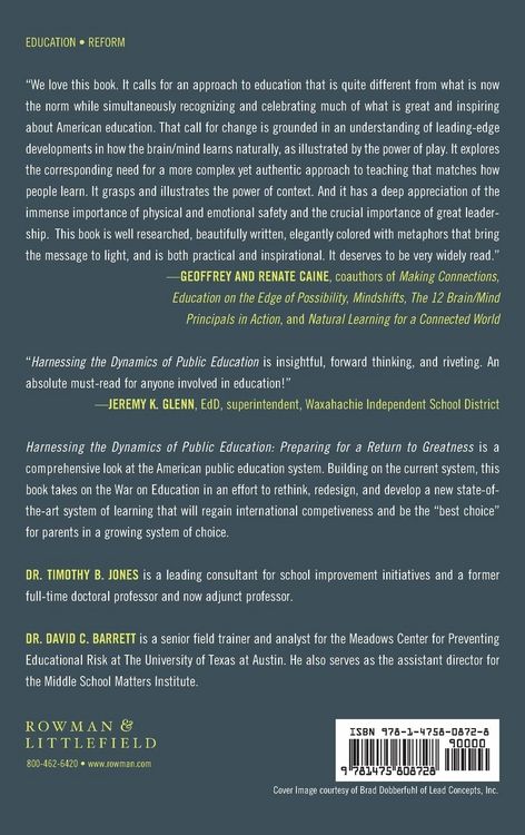 Produktbild: Harnessing The Dynamics of Public Education