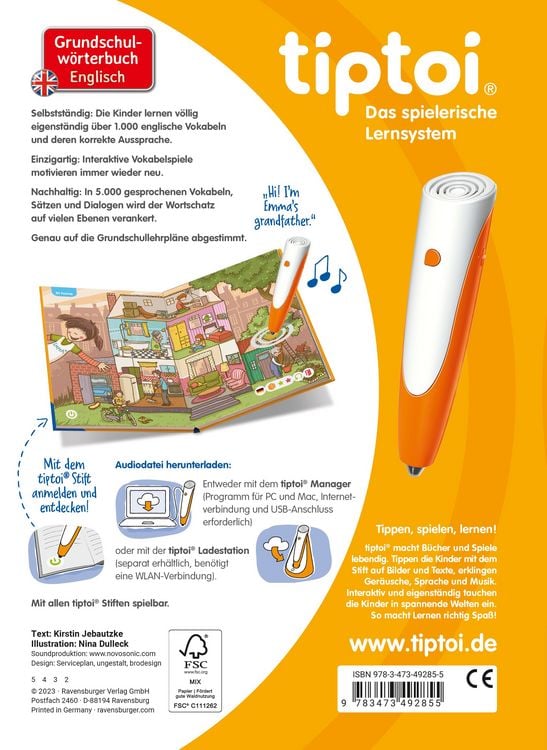 Produktbild: tiptoi&reg; - Grundschulw&ouml;rterbuch Englisch