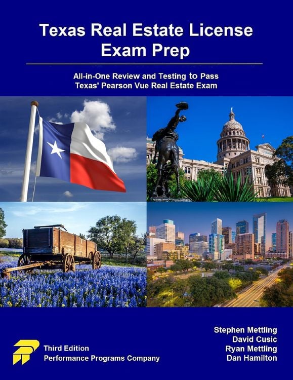 Produktbild: Texas Real Estate License Exam Prep: All-in-One Review and Testing to Pass Texas' Pearson Vue Real Estate Exam