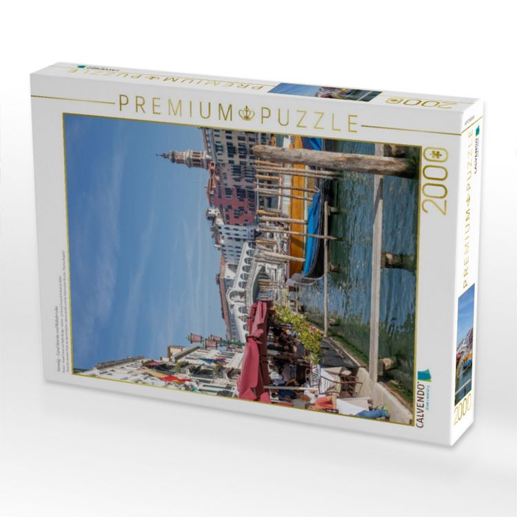 Produktbild: CALVENDO Puzzle Venedig - Canal Grande und Rialtobr&uuml;cke | 2000 Teile Lege-Gr&ouml;&szlig;e 90x67cm Foto-Puzzle f&uuml;r gl&uuml;ckliche Stunden