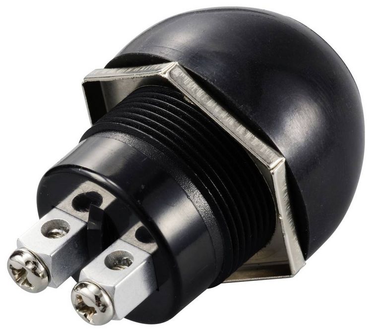 Produktbild: TRU COMPONENTS TC-13236984 Kfz-Drucktaster 24 V/DC 10A 1 x Aus/(Ein) tastend 1St.