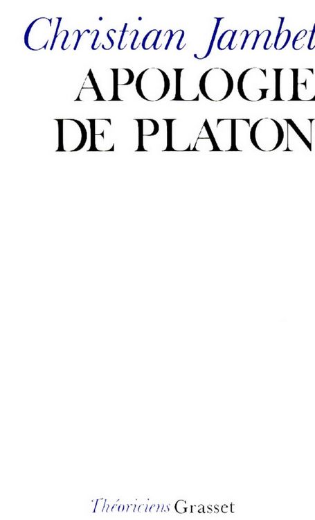 Produktbild: Apologie de Platon
