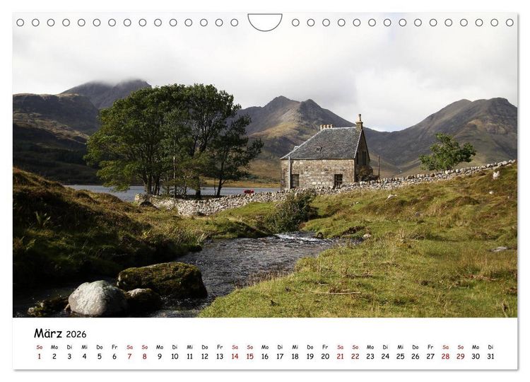 Produktbild: Schottland - Das Land mit rauem Charme (Wandkalender 2026 DIN A4 quer), CALVENDO Monatskalender