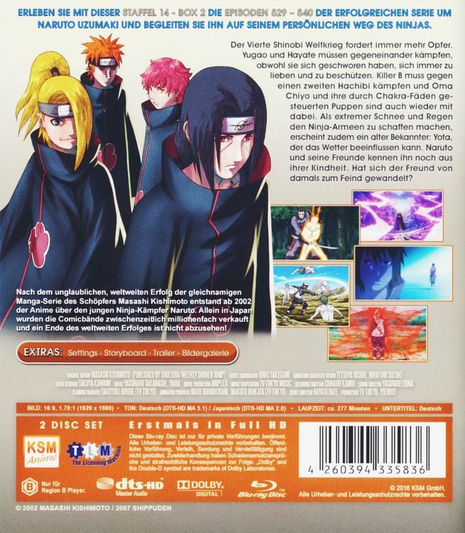 Produktbild: Naruto Shippuden - Staffel 14 - Box 2 [2 BRs]