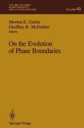 Produktbild: On the Evolution of Phase Boundaries
