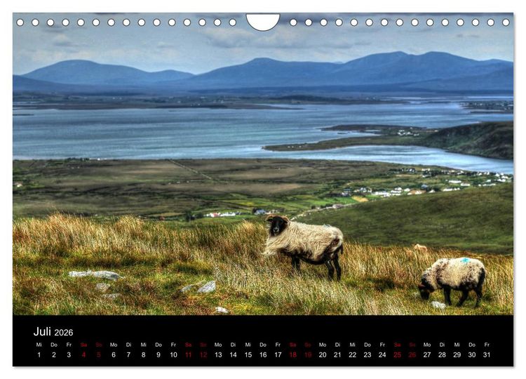 Produktbild: Irland - Rauhe K&uuml;ste und Wilde Natur (Wandkalender 2026 DIN A4 quer), CALVENDO Monatskalender
