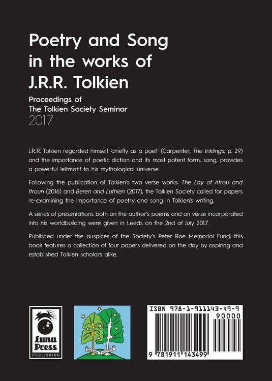 Produktbild: Poetry and Song in the works of J.R.R. Tolkien
