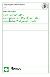 Produktbild: Der Einfluss des europ&auml;ischen Rechts auf das polnische Zivilgesetzbuch