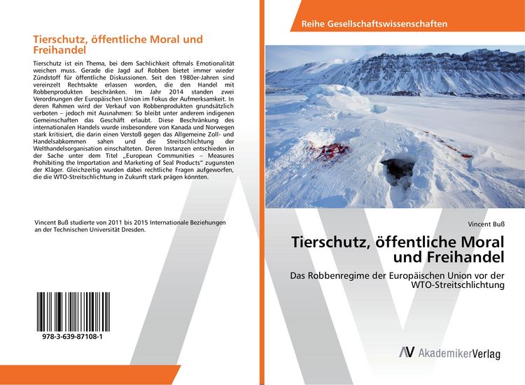 Produktbild: Tierschutz, &ouml;ffentliche Moral und Freihandel