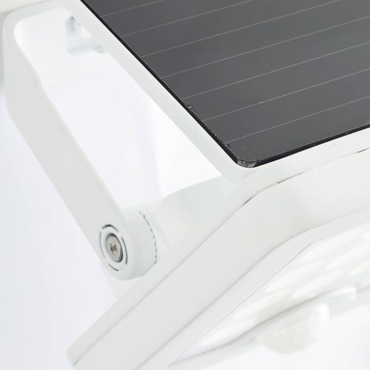 Produktbild: Brilliant Luton G40420/05 Solar-Au&szlig;enwandleuchte mit Bewegungsmelder LED 4W Wei&szlig;