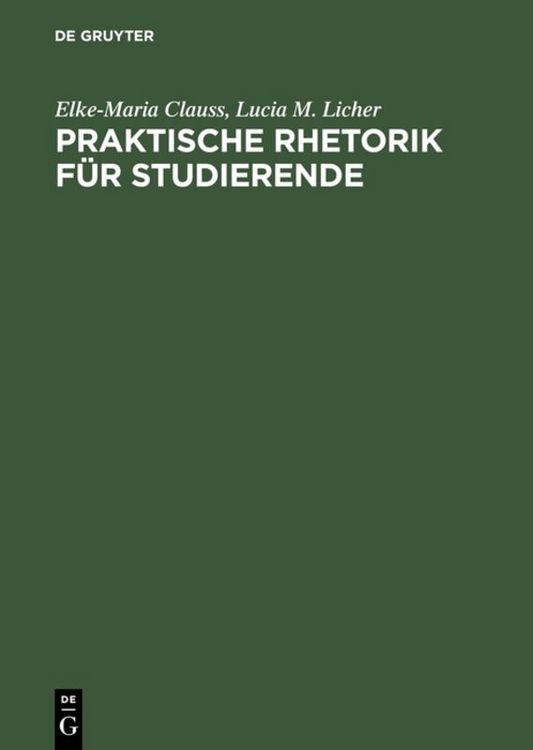 Produktbild: Praktische Rhetorik f&uuml;r Studierende