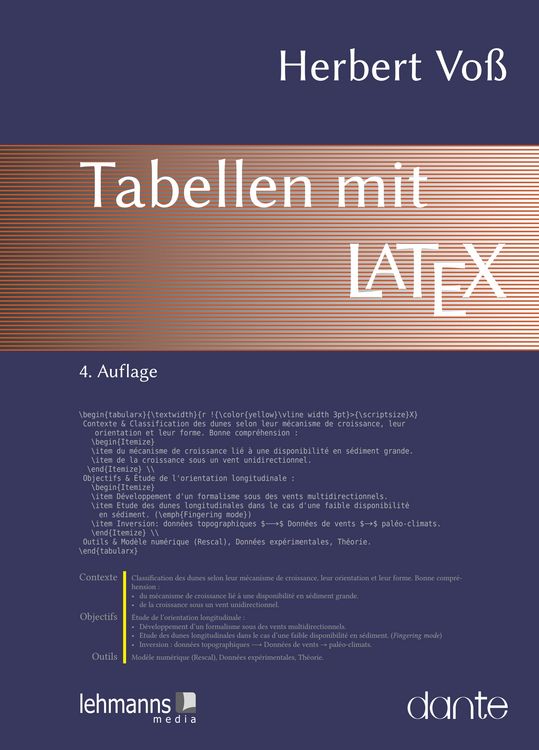 Produktbild: Tabellen mit LaTeX
