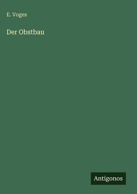 Produktbild: Der Obstbau