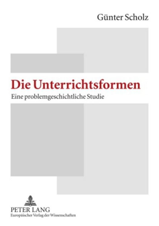 Produktbild: Die Unterrichtsformen