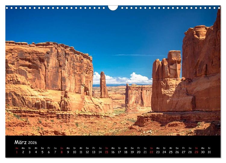Produktbild: Traumlandschaften im Westen der USA (Wandkalender 2026 DIN A3 quer), CALVENDO Monatskalender