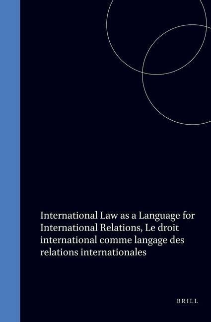 Produktbild: International Law As a Language for International Relations
