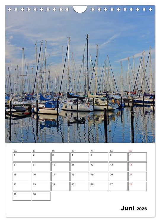 Produktbild: Marina Heiligenhafen (Wandkalender 2026 DIN A4 hoch), CALVENDO Monatskalender