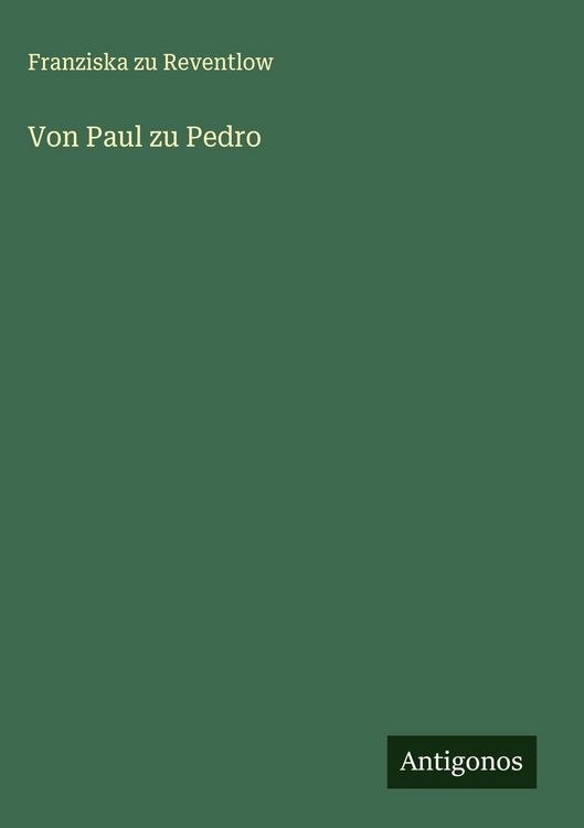 Produktbild: Von Paul zu Pedro