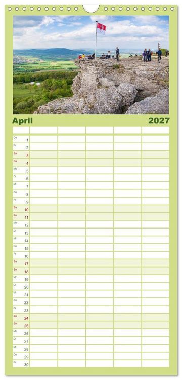 Produktbild: Familienplaner 2027 - Bad Staffelstein - Gottesgarten am Obermain mit 5 Spalten (Wandkalender, 21 x 45 cm) CALVENDO
