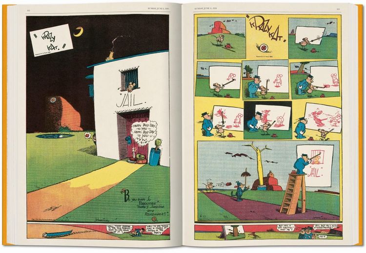 Produktbild: George Herrimans "Krazy Kat". Die kompletten Sonntagsseiten in Farbe 1935&ndash;1944