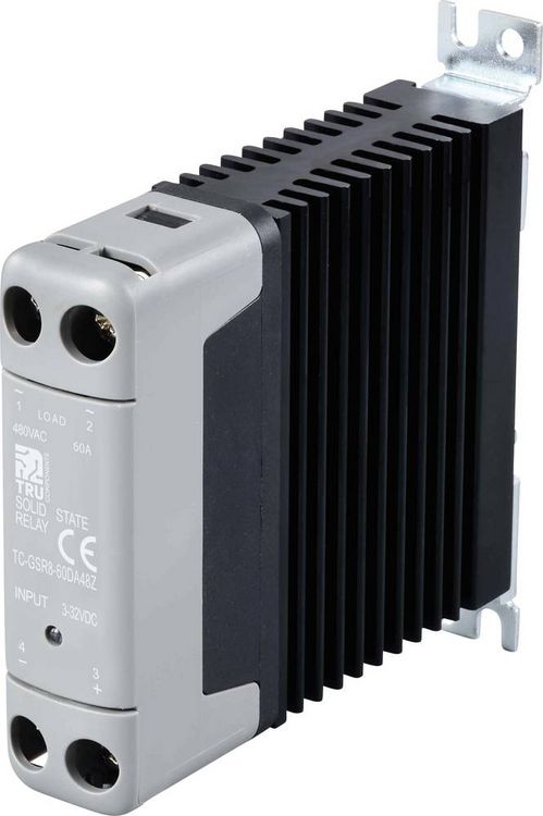 Produktbild: TRU COMPONENTS Halbleiterrelais TC-12705392 60 A Schaltspannung (max.): 480 V/AC Nullspannungsschaltend 1 St.