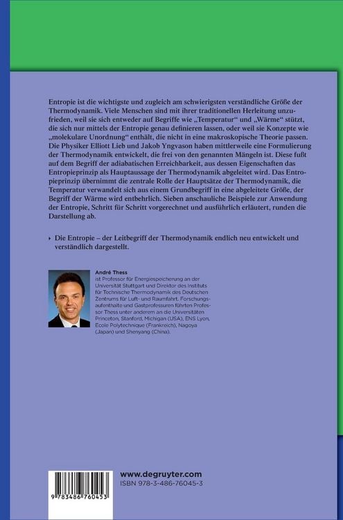 Produktbild: Das Entropieprinzip