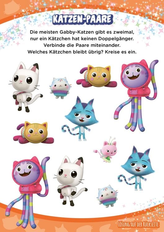 Produktbild: Gabby's Dollhouse: Mein magischer Mal- und Rätselblock