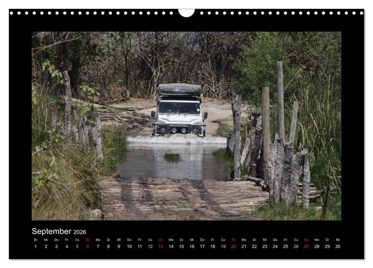Produktbild: Land Rover Defender - Unterwegs in Afrika (Wandkalender 2026 DIN A3 quer), CALVENDO Monatskalender
